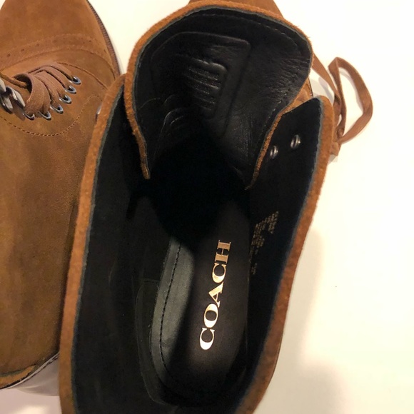 Mens Coach Bleecker cap toe Boots size 10.5&9 New! - Picture 4 of 8